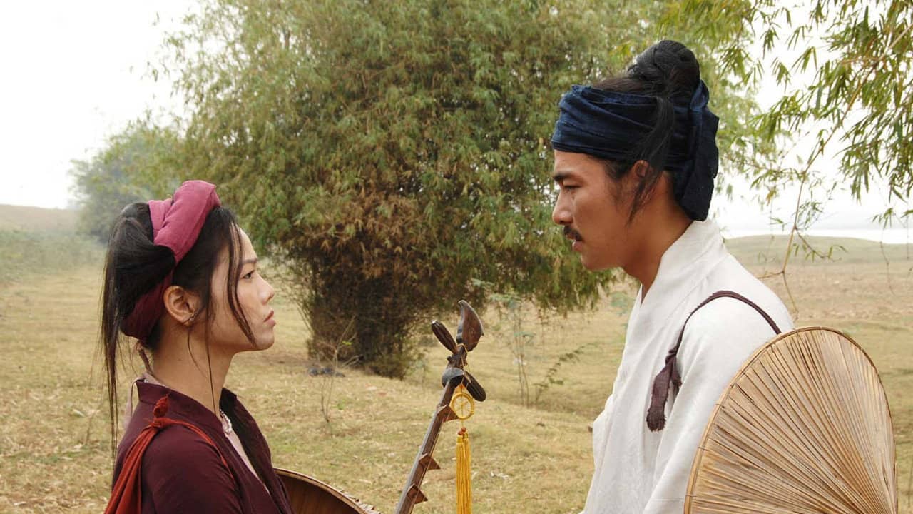 Ballad of a Songstress in Thang Long backdrop