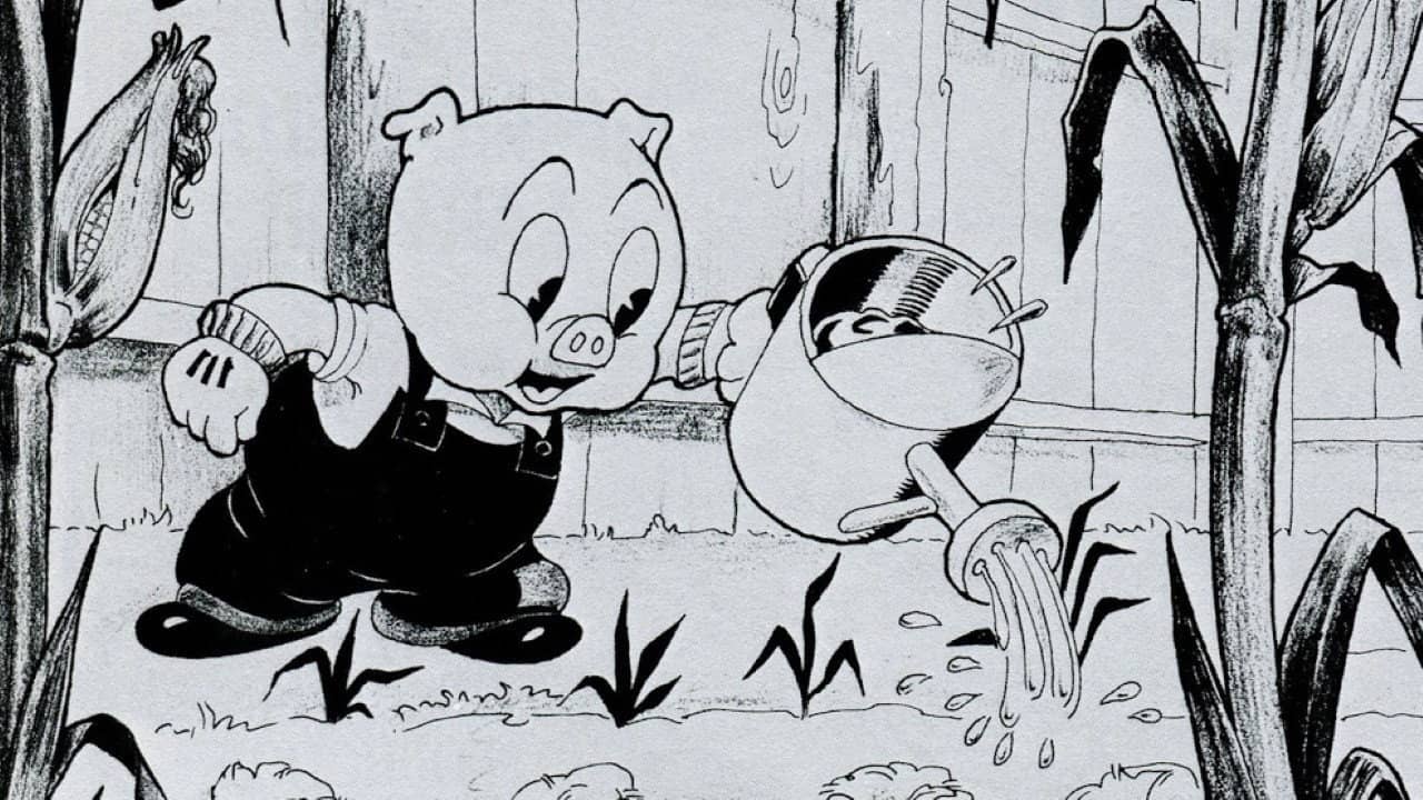 Porky's Garden backdrop