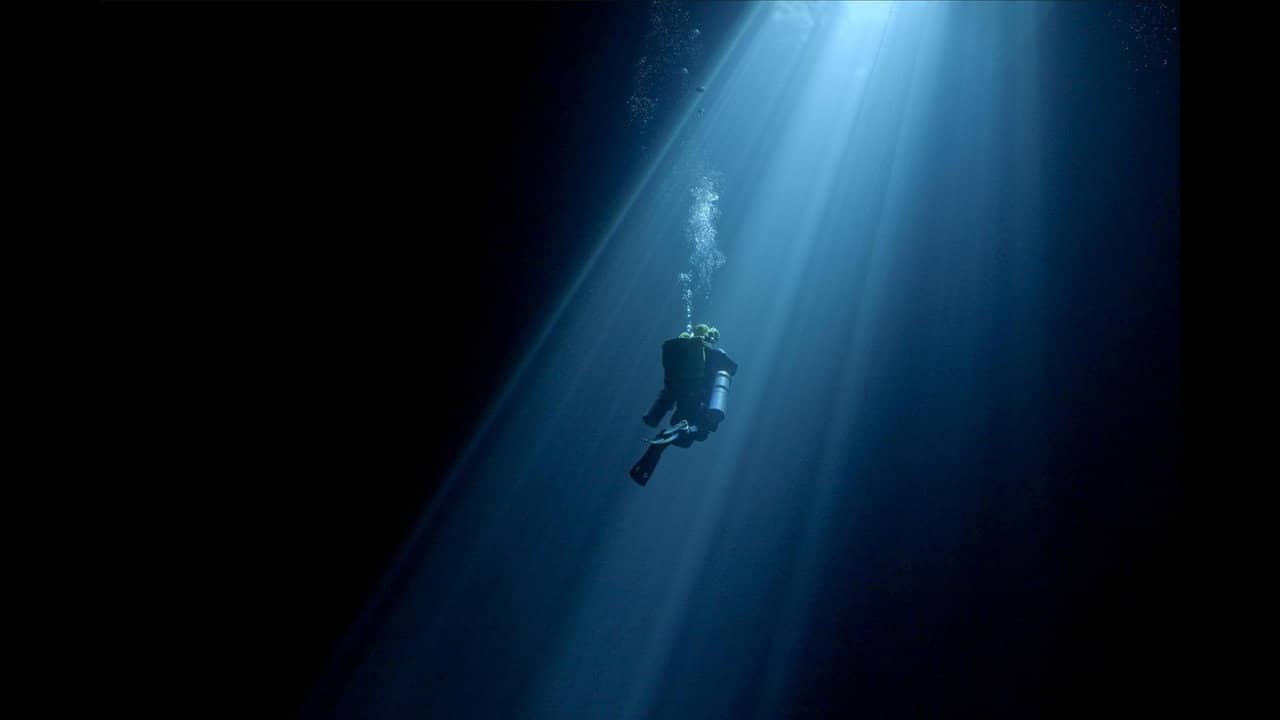 Diving Into the Darkness backdrop