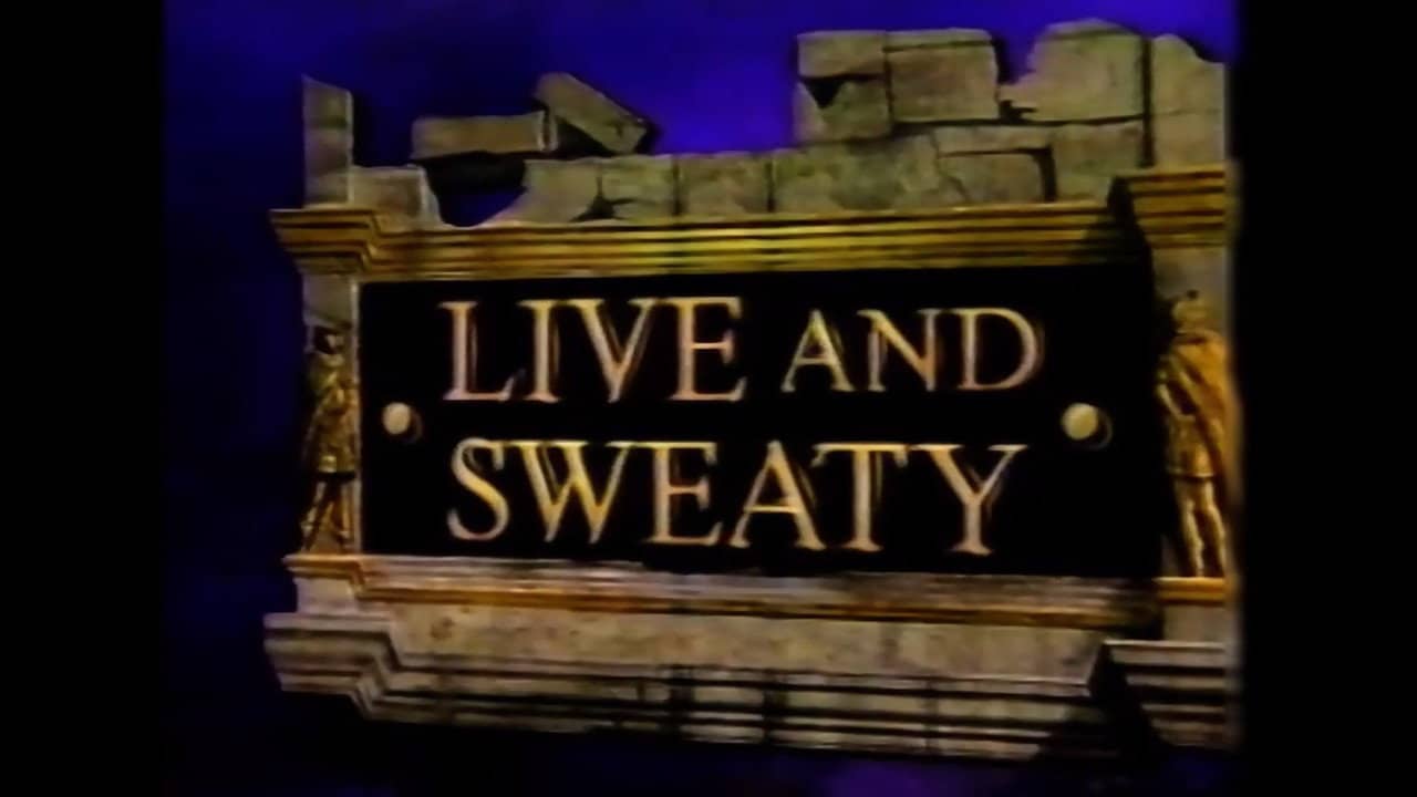 Live and Sweaty backdrop