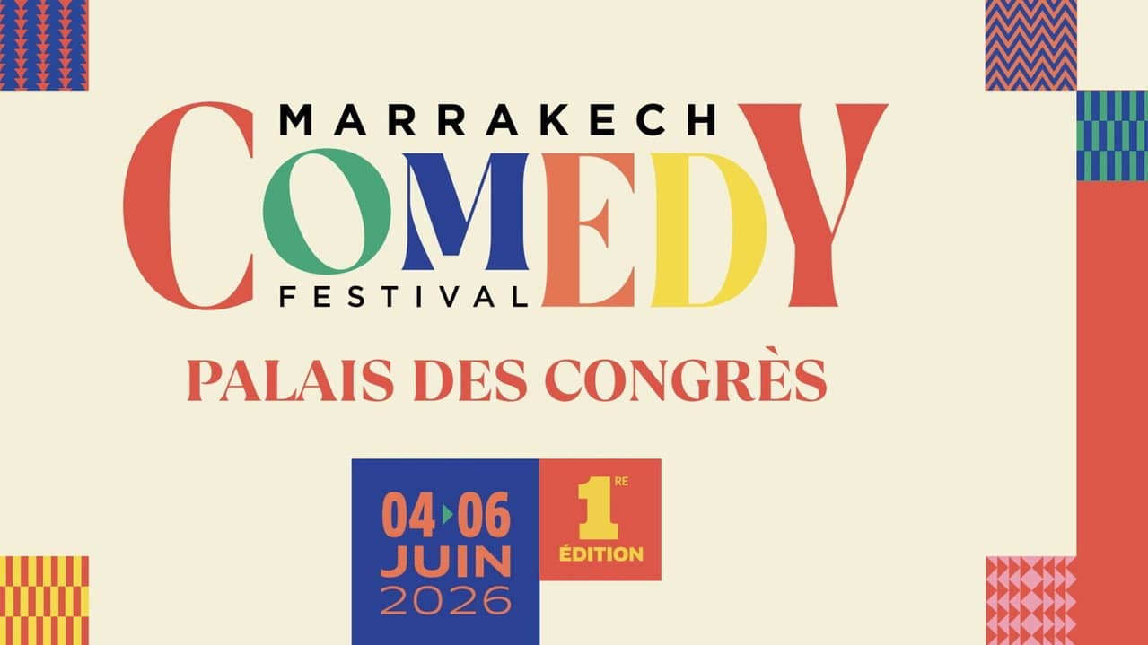 Marrakech Comedy Festival backdrop