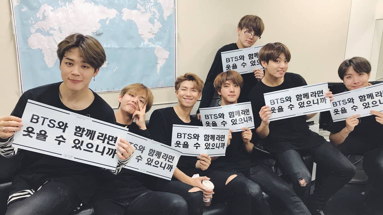 2017 BTS Live Trilogy Episode III The Wings Tour ～Japan Edition～ in Saitama backdrop