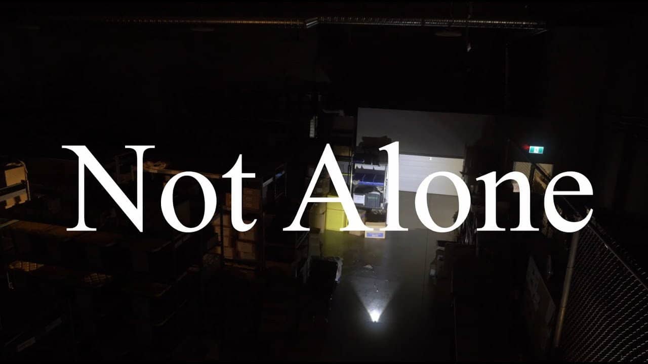 Not Alone backdrop