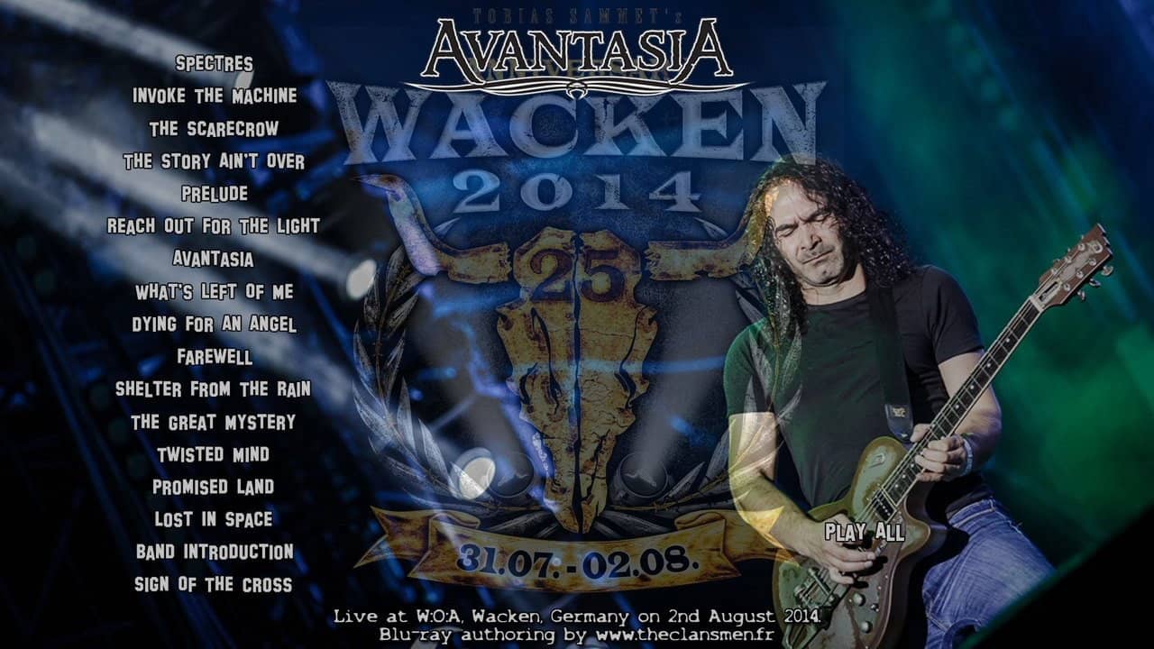 Tobias Sammet's Avantasia: Wacken Open Air 2014 backdrop