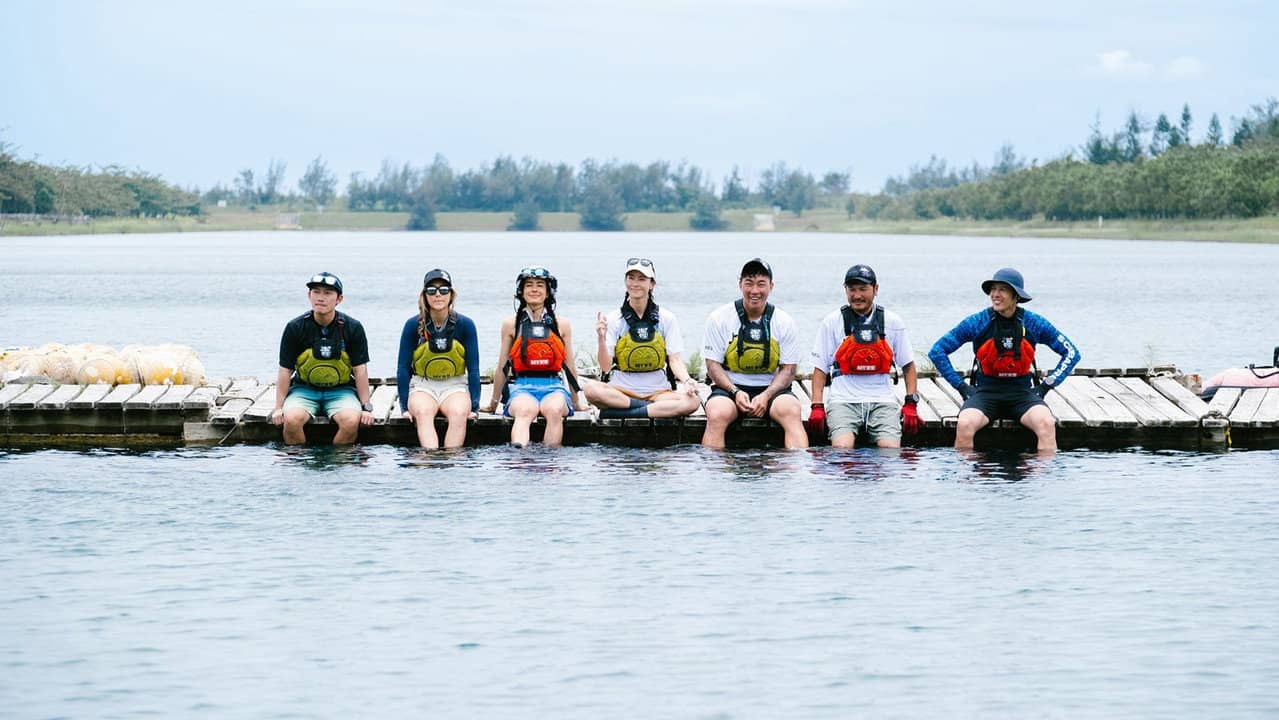 Let's Go Kayaking! backdrop