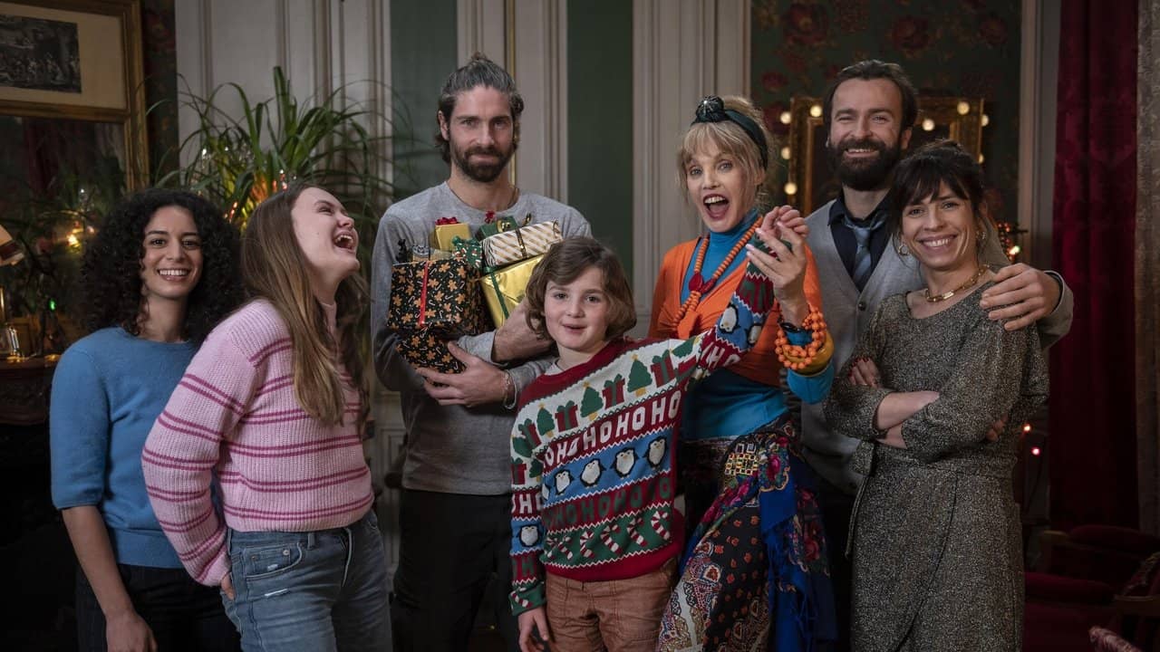 Le Livreur de Noël backdrop