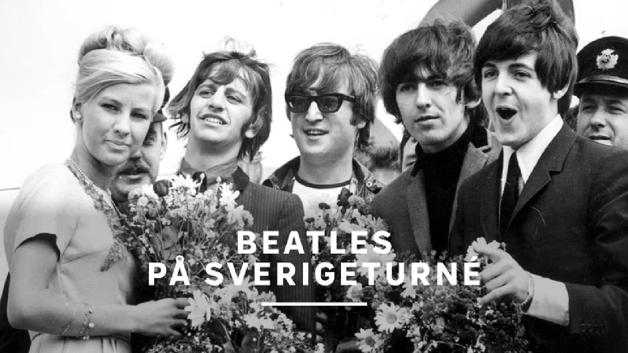 Beatles på Sverigeturné backdrop