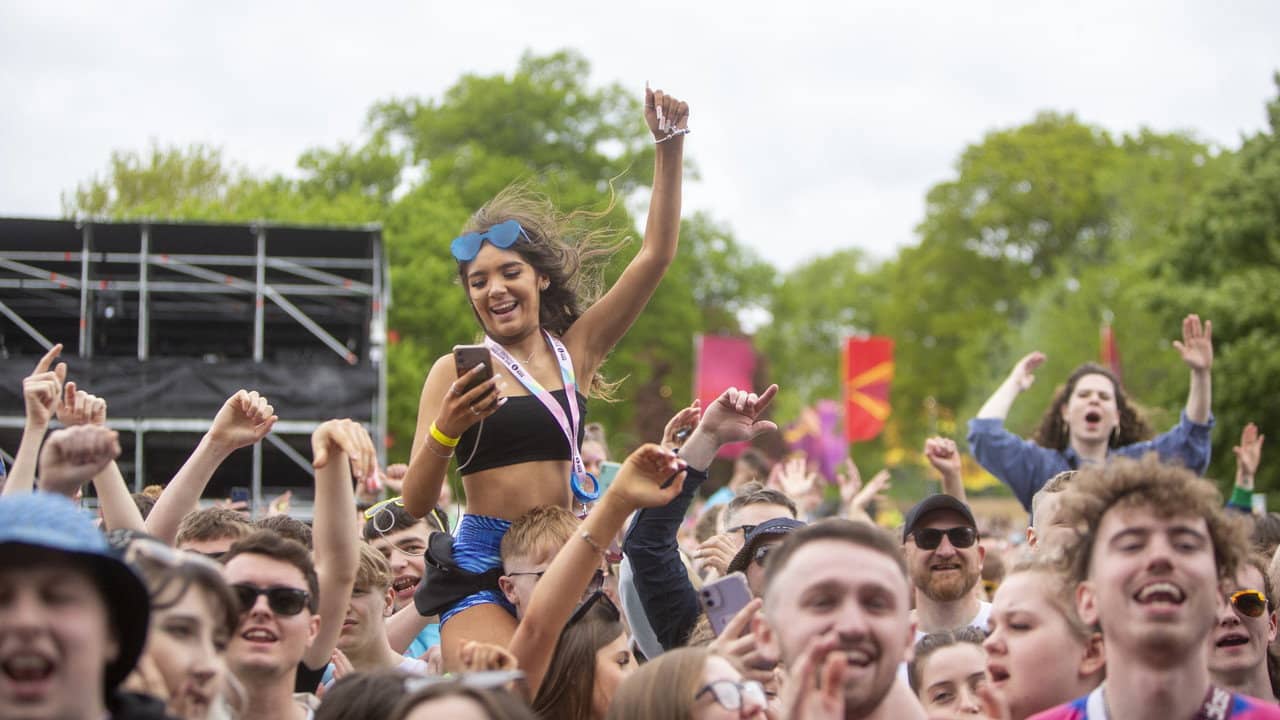 Radio 1's Big Weekend backdrop