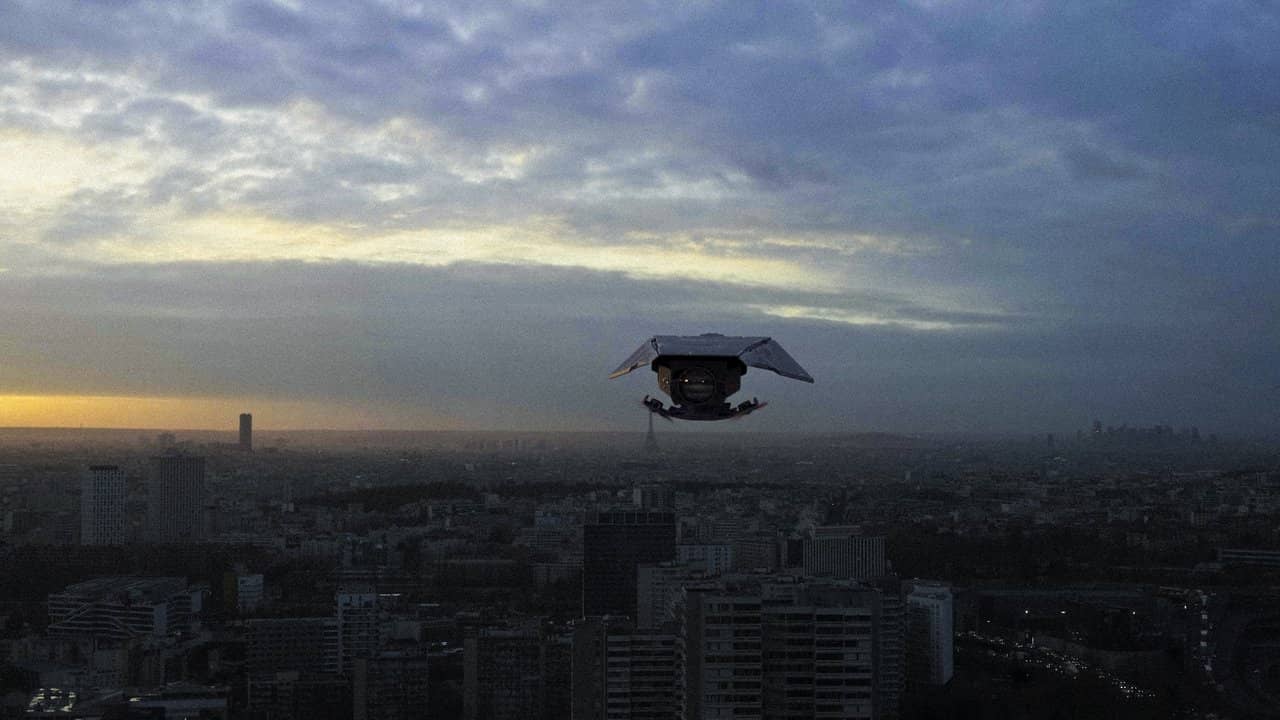 Drone backdrop