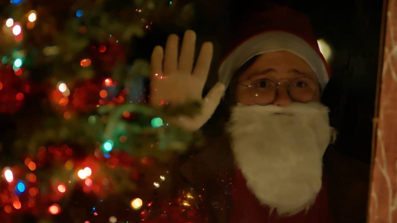 A Christmas Ham backdrop