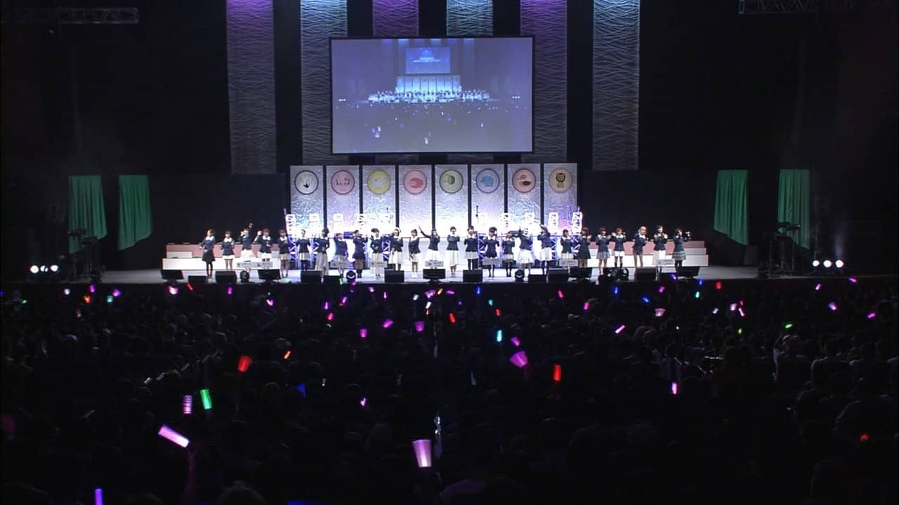 Girls und Panzer Fan Event "Heartful Tank Carnival 2nd" in Pacifico Yokohama 2016.8.28.Sun backdrop