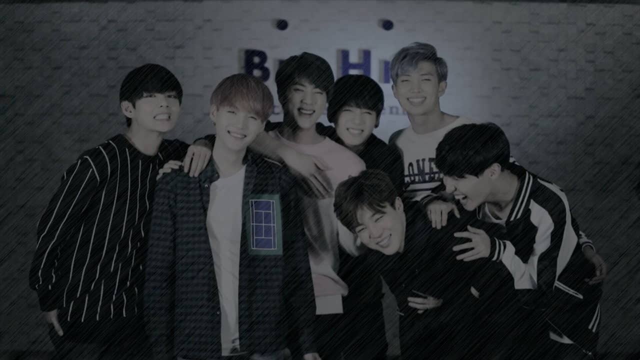 BTS: Lucky Draw backdrop
