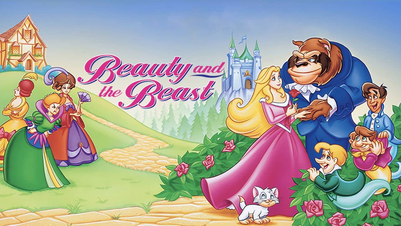 Beauty and the Beast backdrop