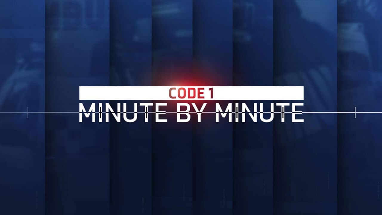 CODE 1: Minute by Minute backdrop
