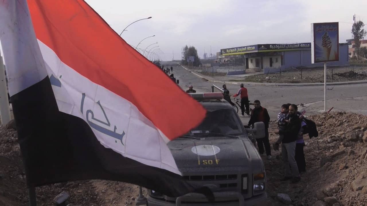 The Battle of Mosul backdrop