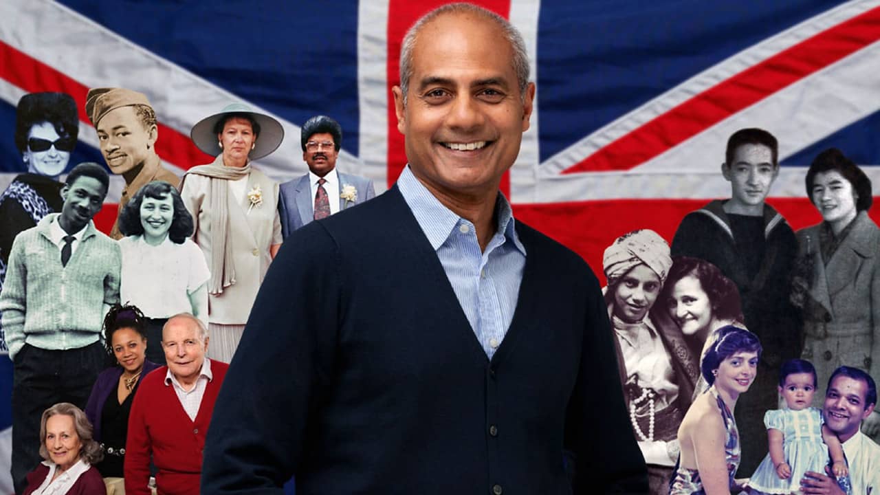 George Alagiah: Mixed Britannia backdrop