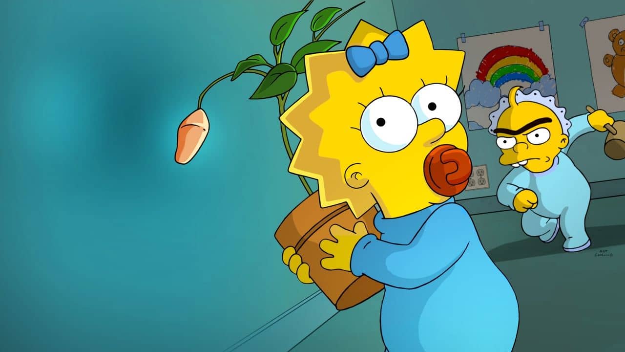 Maggie Simpson in "The Longest Daycare" backdrop