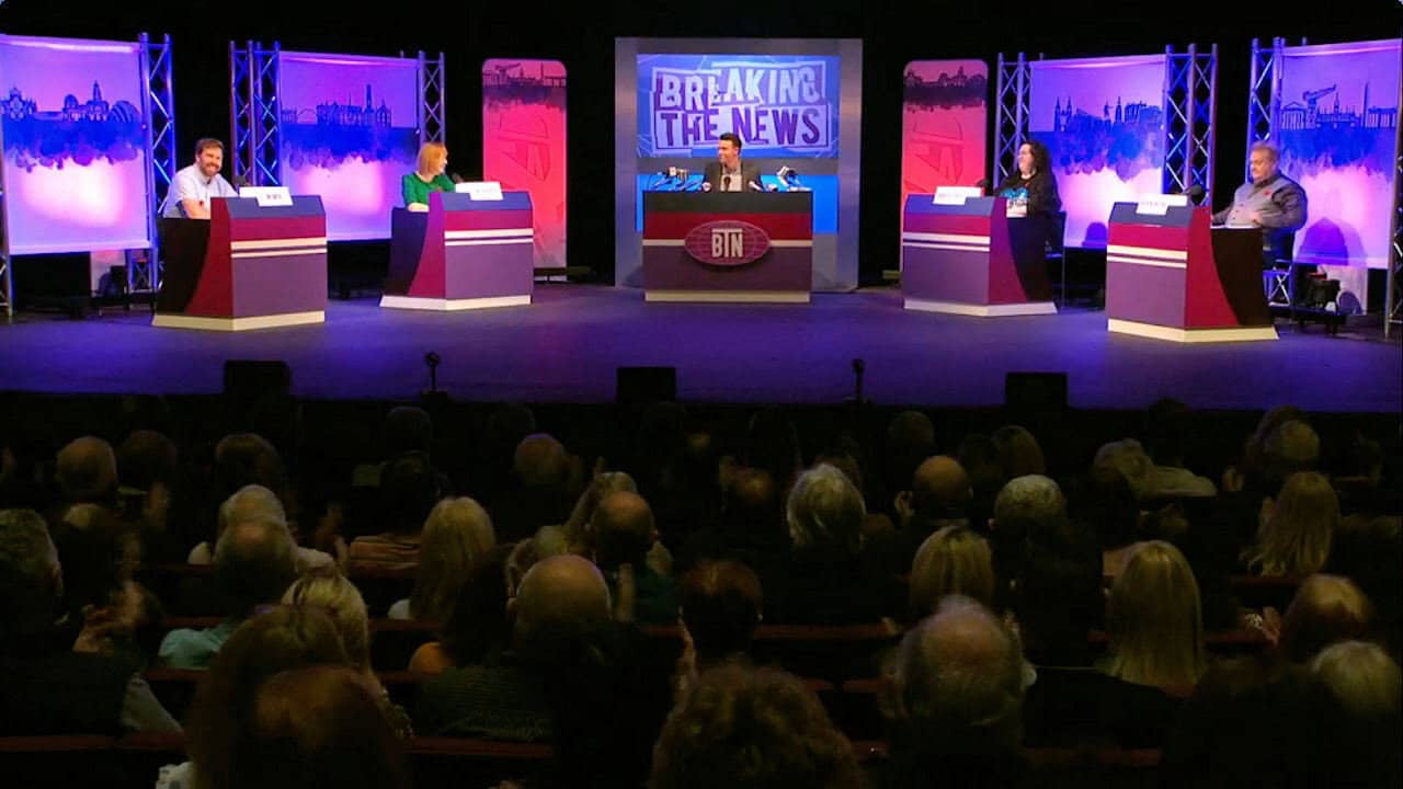 Breaking the News backdrop