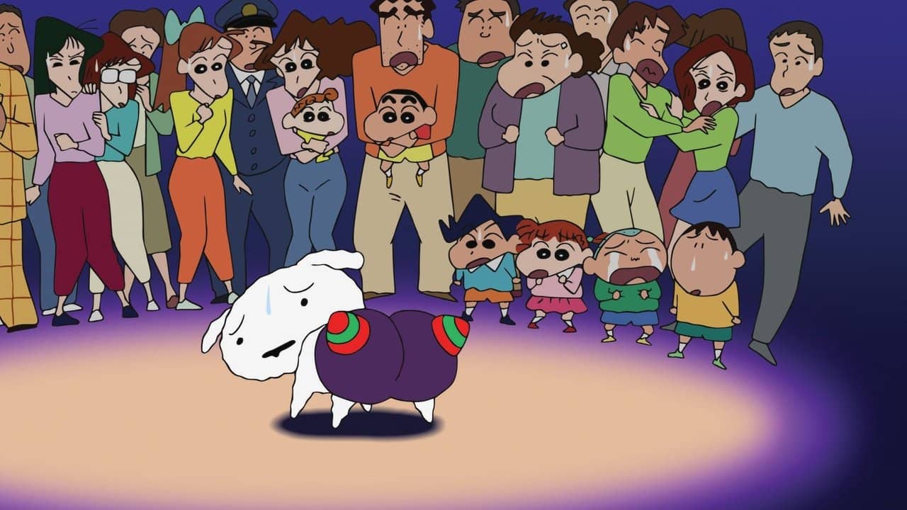 Crayon Shin-chan: Invoke a Storm! The Singing Buttocks Bomb backdrop
