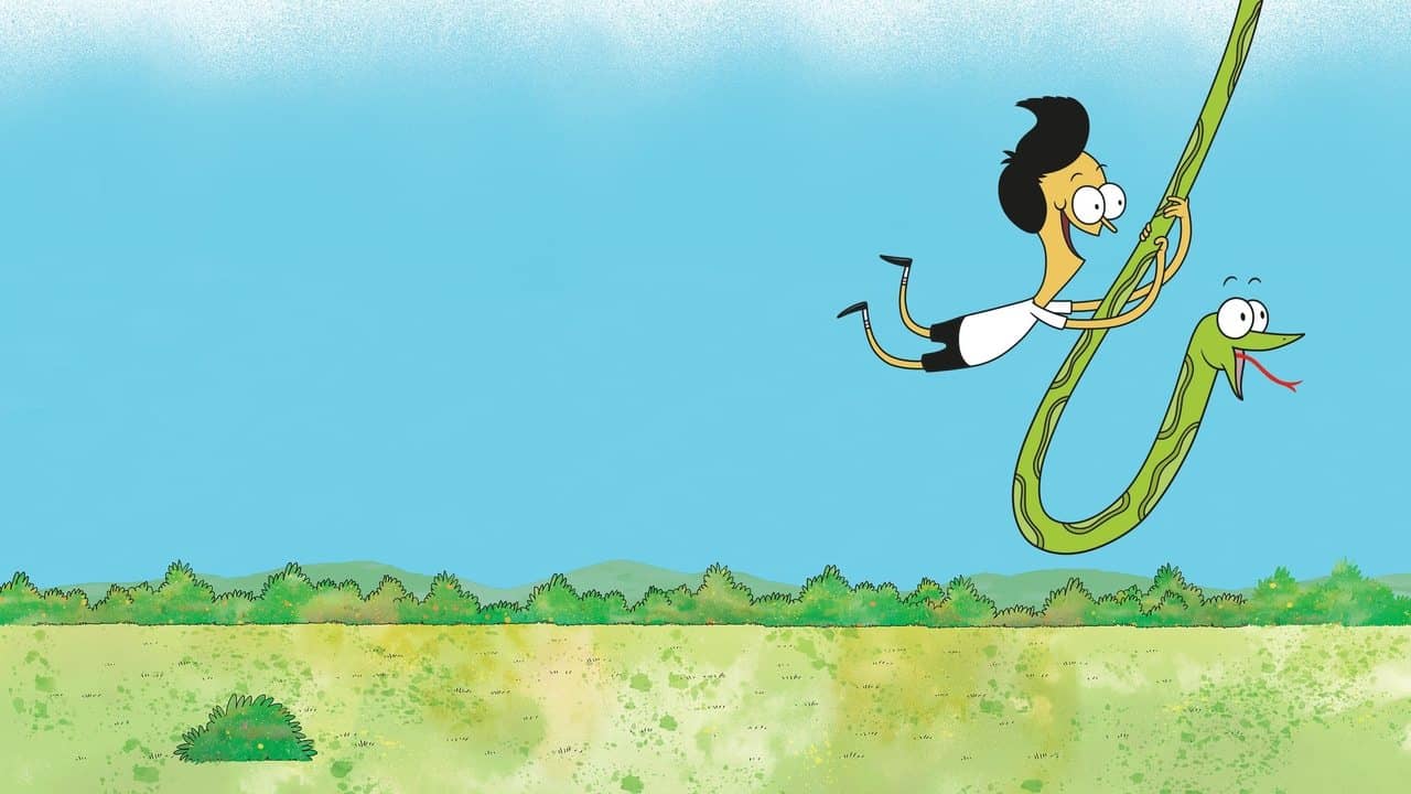 Sanjay and Craig backdrop