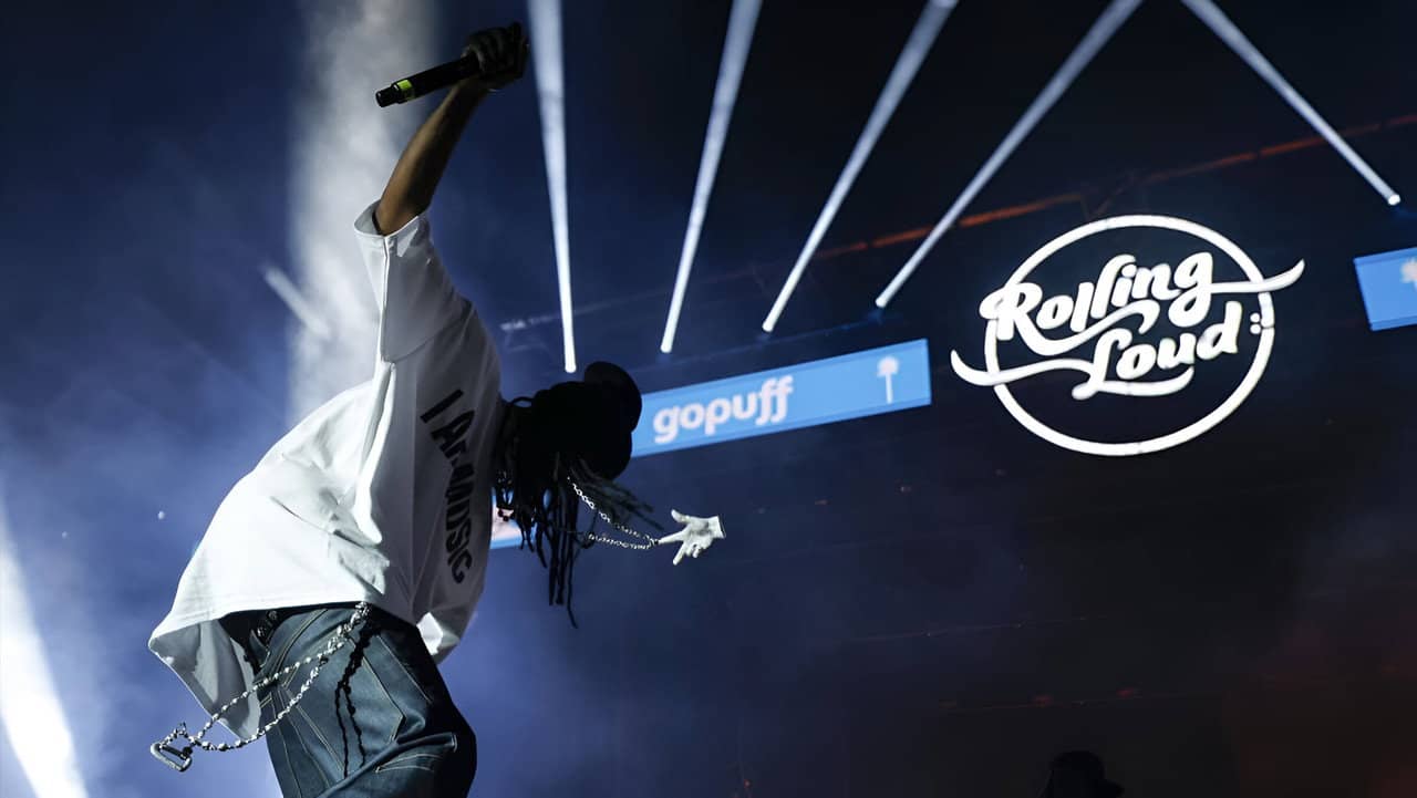 Playboi Carti - Live at Rolling Loud California 2025 backdrop