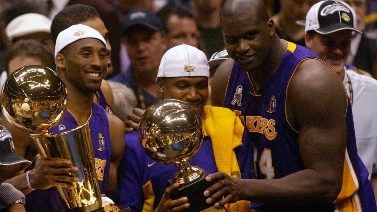 2001-2002 NBA Champions: Los Angeles Lakers backdrop