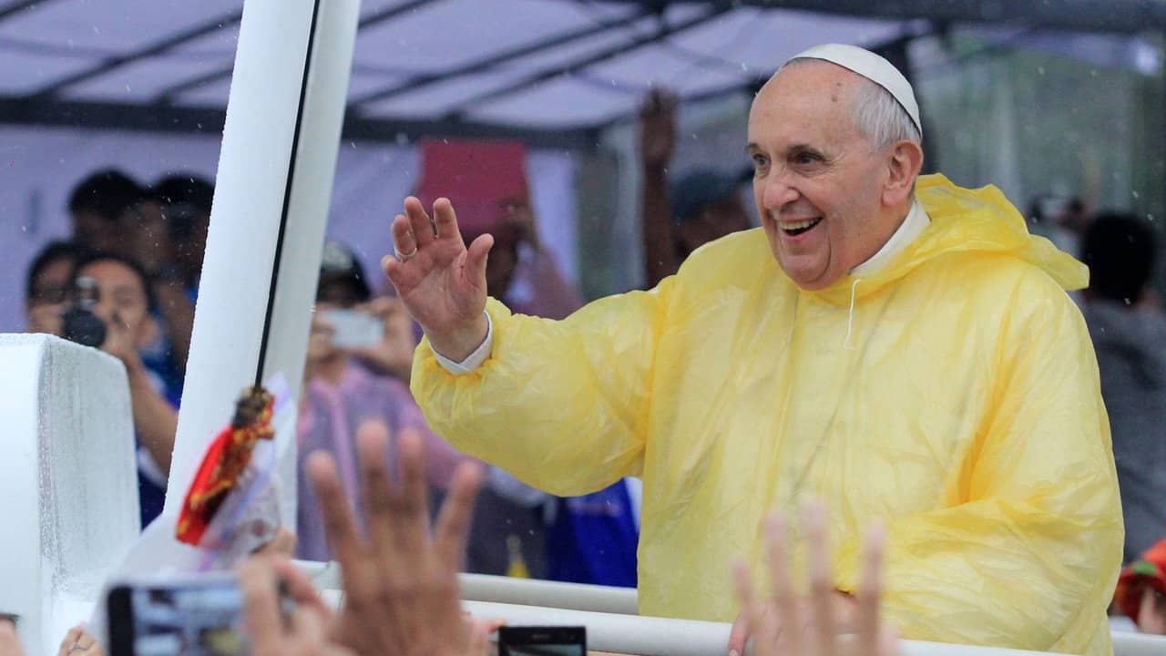 Pope Francis - Great hope, deep fall? backdrop