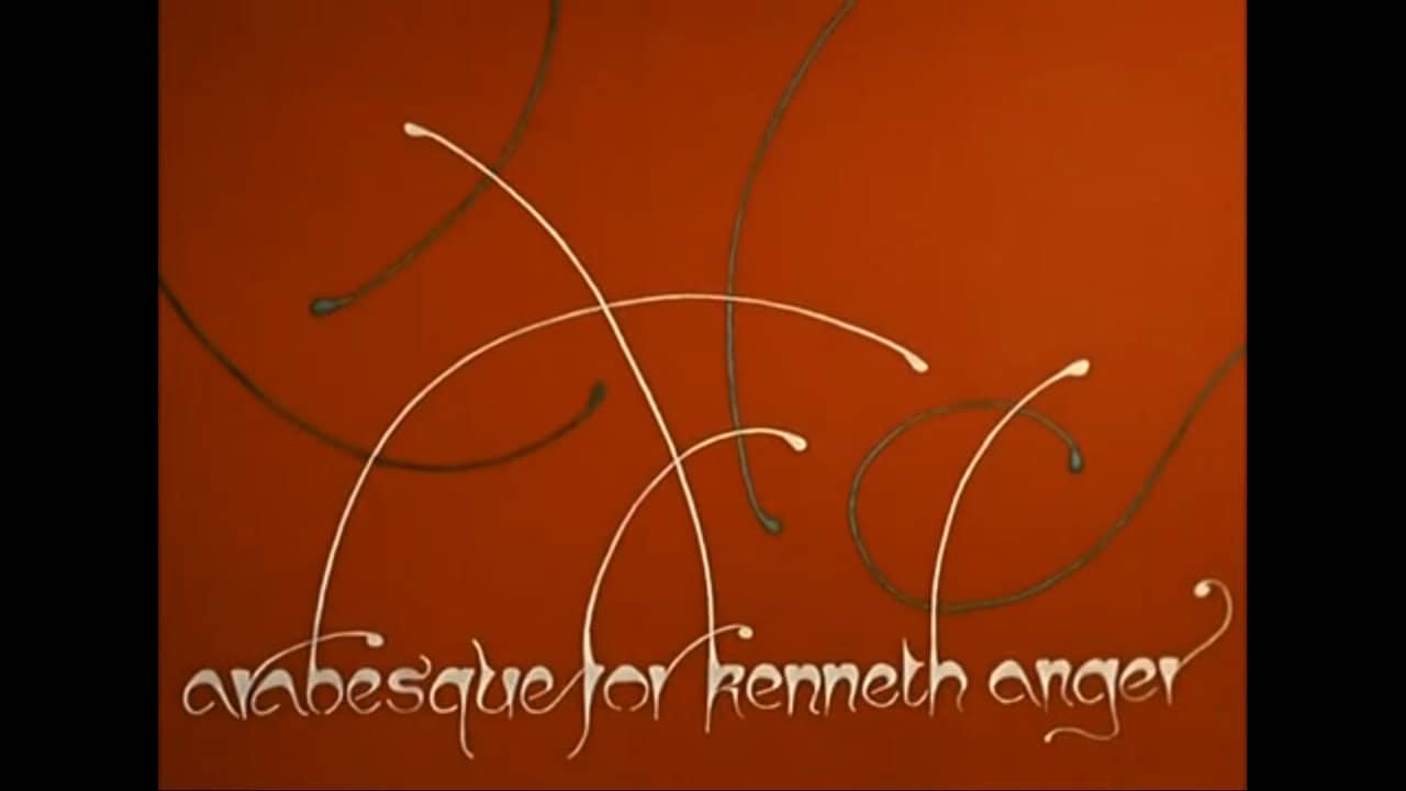 Arabesque for Kenneth Anger backdrop
