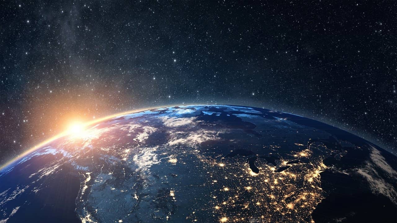 X-Ray Earth backdrop
