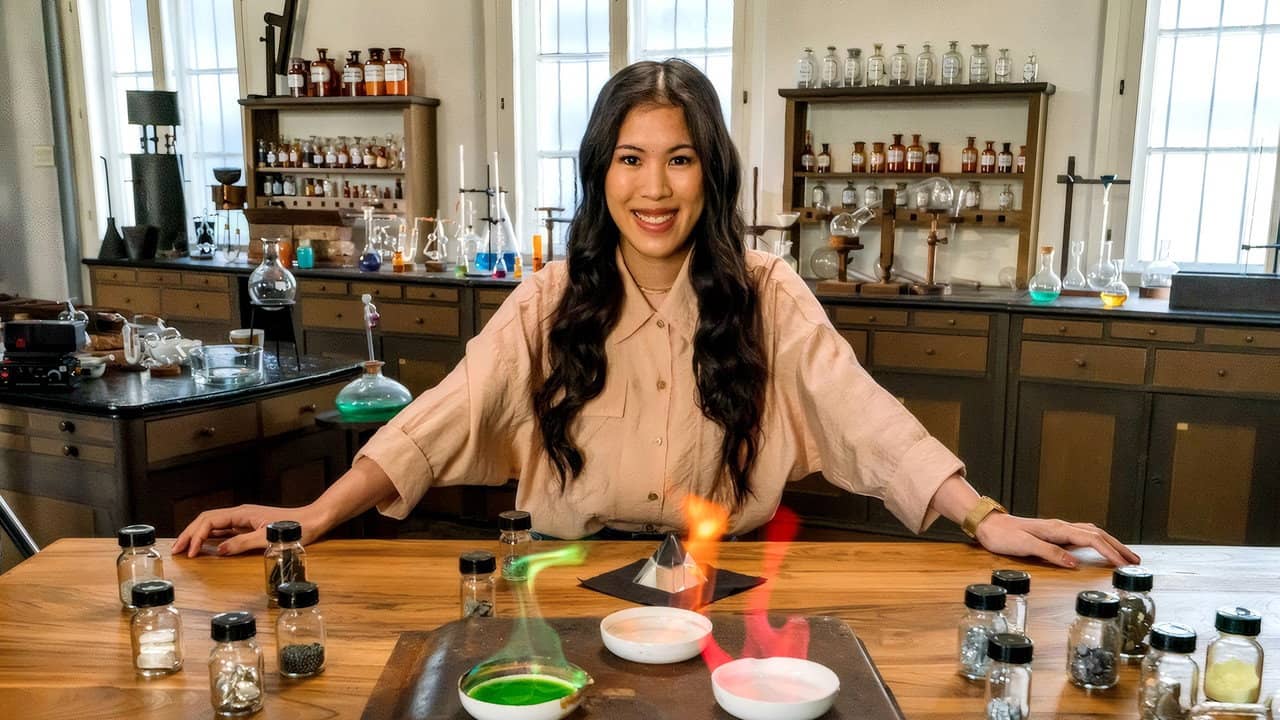 Wunderwelt Chemie backdrop