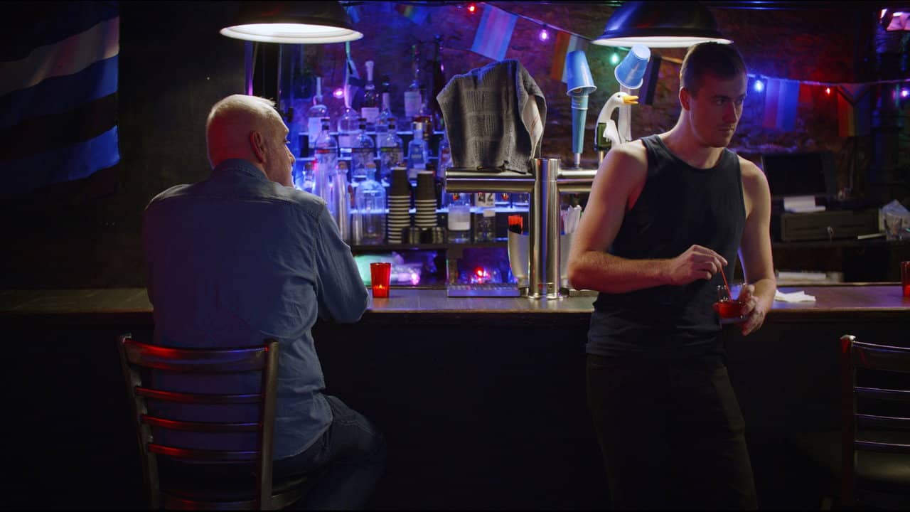 Bar. Boy. backdrop