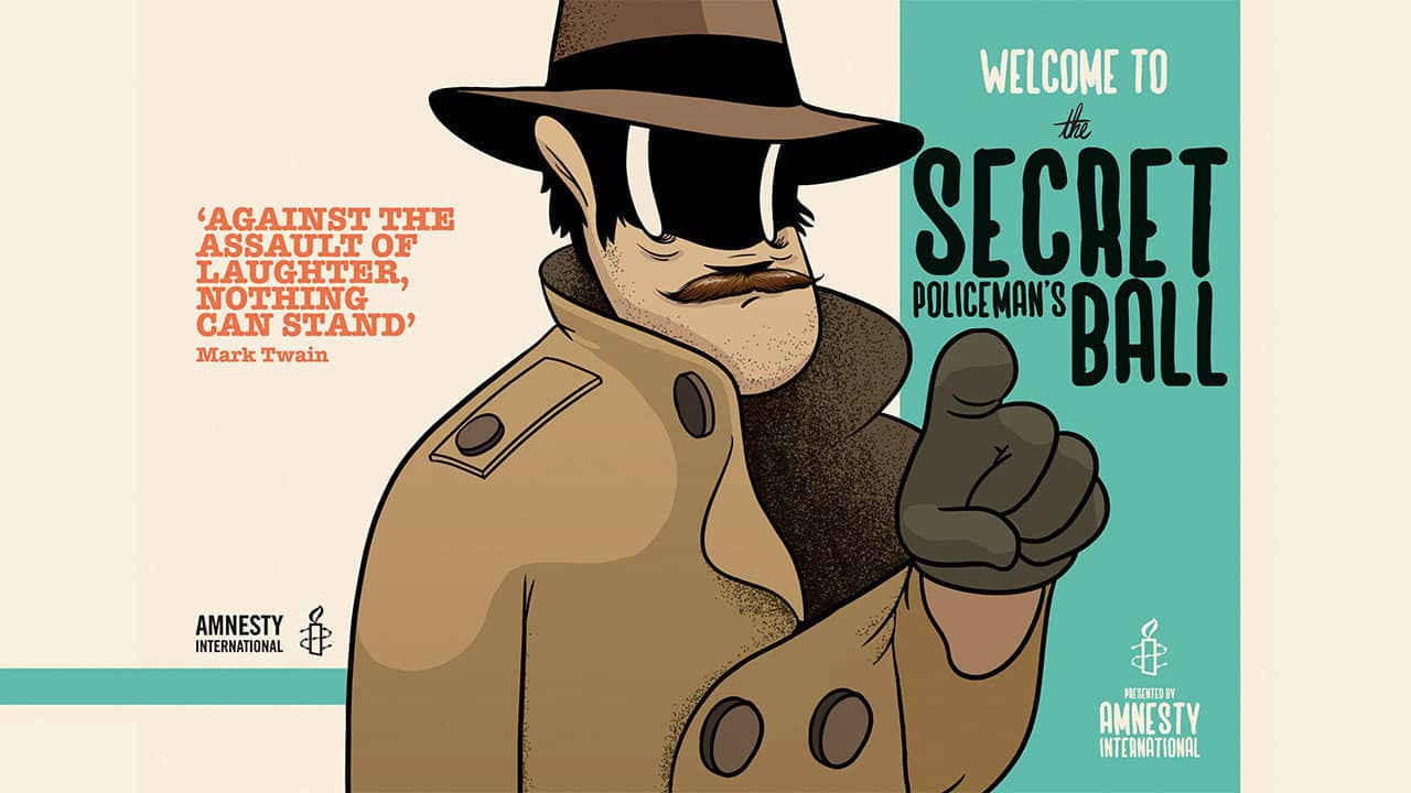 The Secret Policeman's Ball backdrop