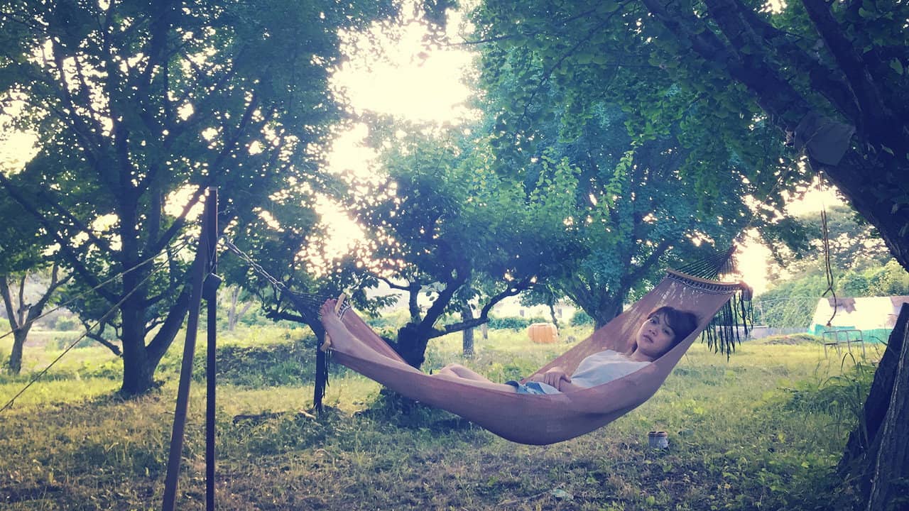 A Girl Under a Tree backdrop