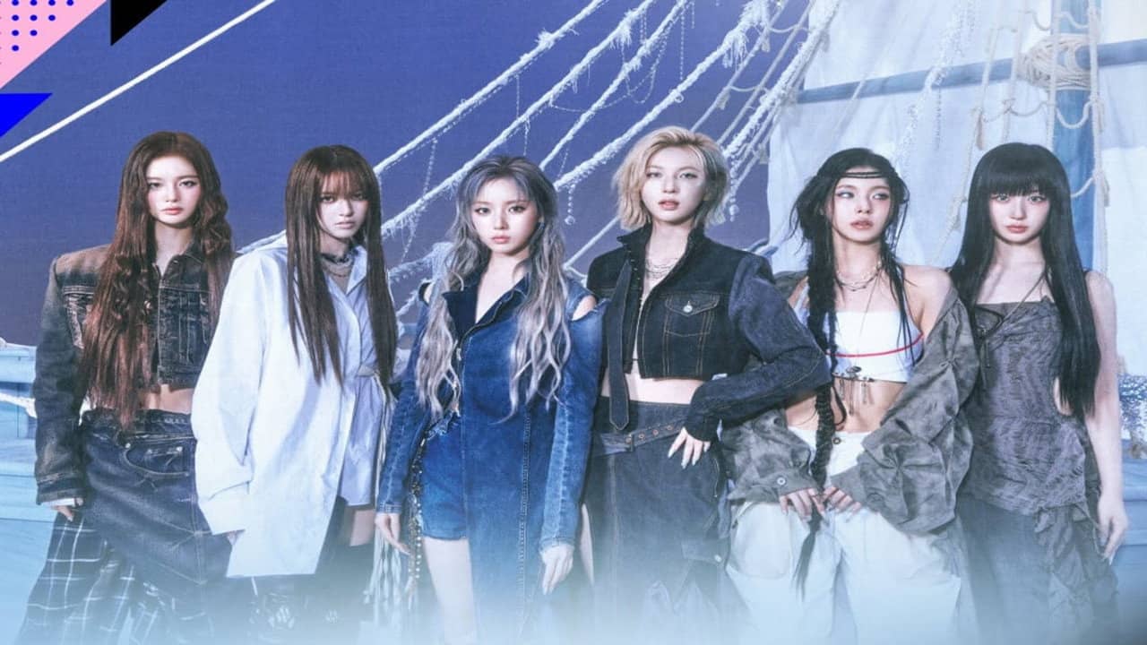NMIXX 2nd Fan Concert "NMIXX Change Up : MIXX Lab" backdrop