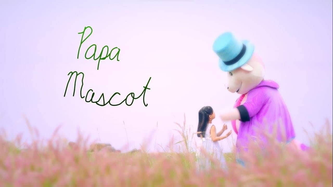 Papa Mascot backdrop