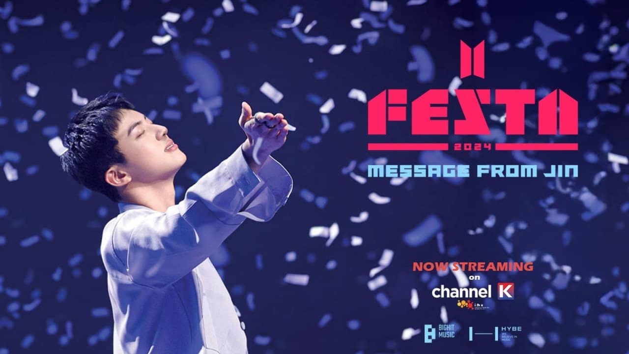 2024 BTS FESTA: MESSAGE FROM JIN backdrop