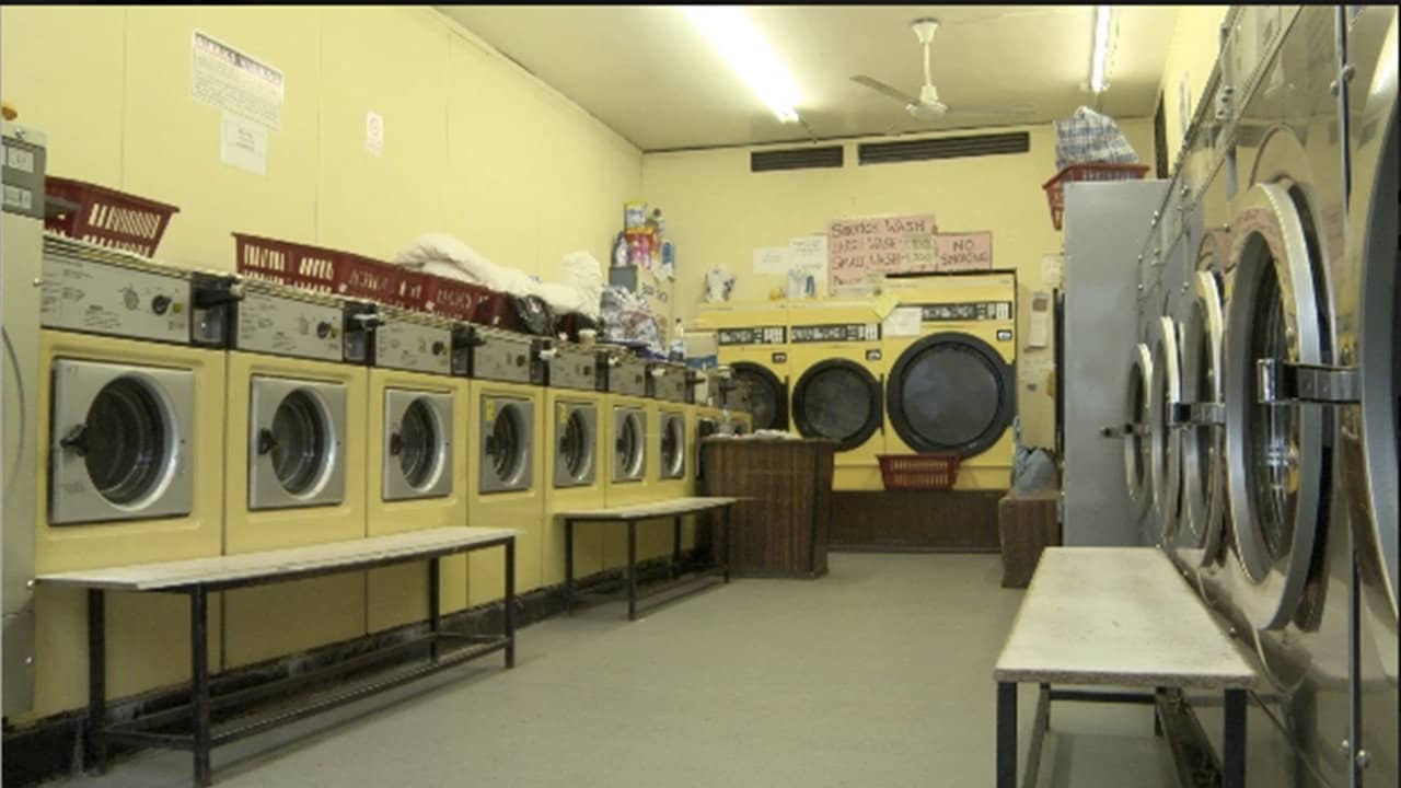 Laundriness backdrop