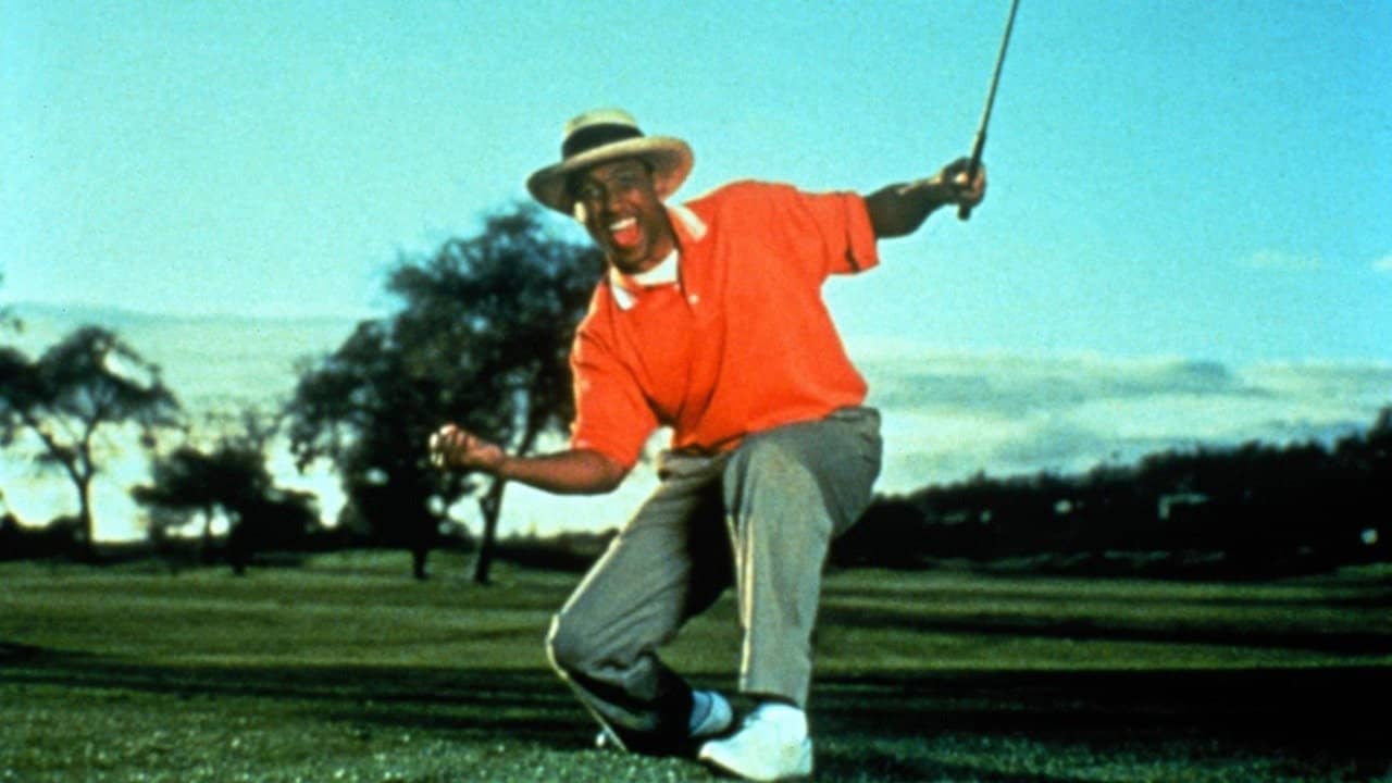 The Tiger Woods Story backdrop