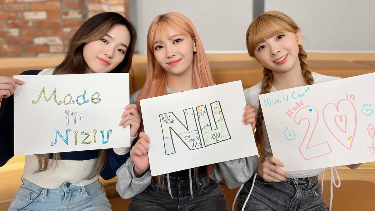 Made in NiziU backdrop