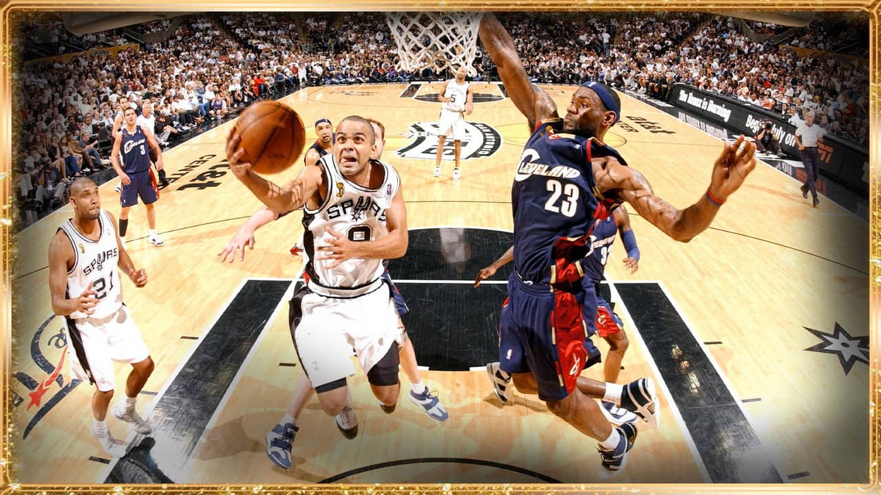 The 2007 NBA Finals backdrop
