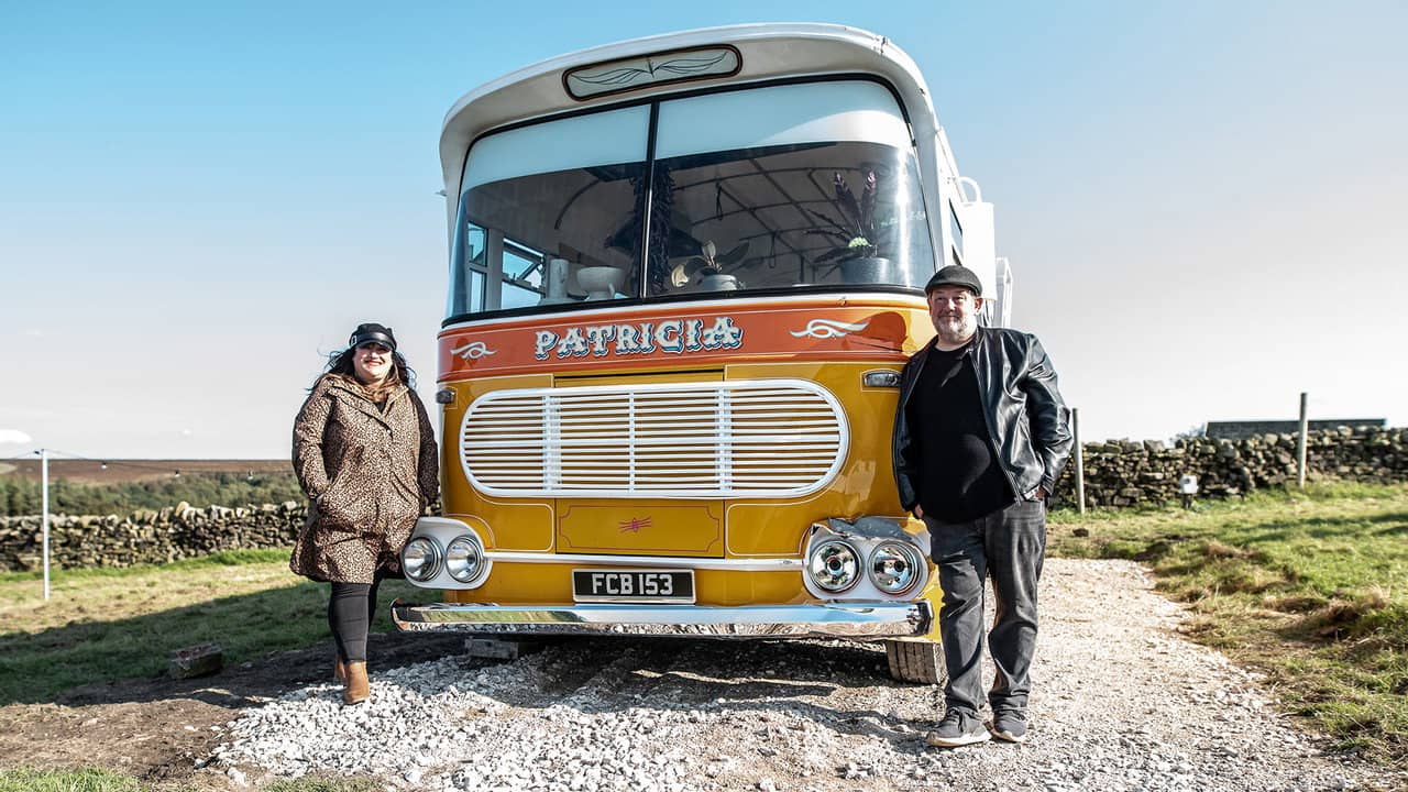 Johnny Vegas: Carry on Glamping backdrop