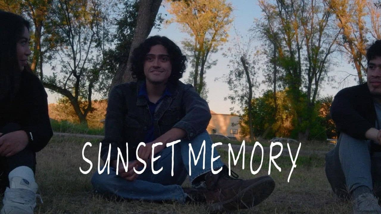 Sunset Memory backdrop
