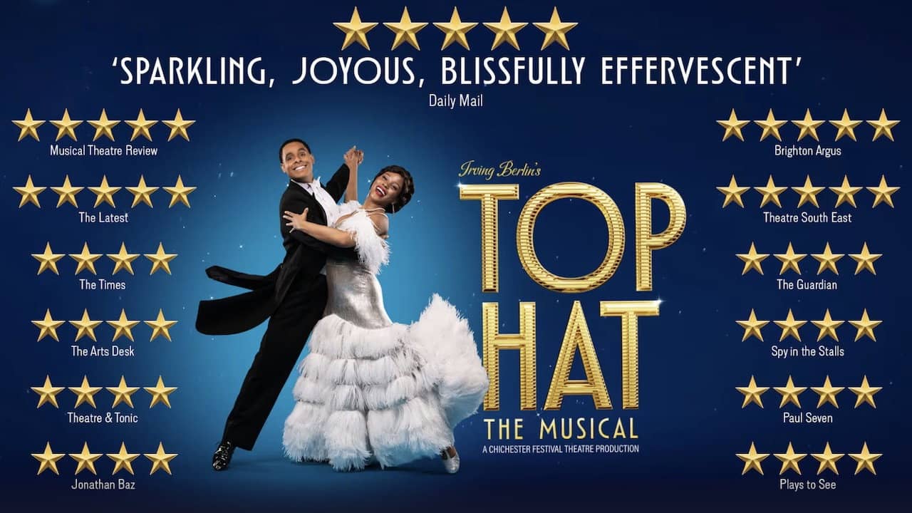Irving Berlin's Top Hat backdrop