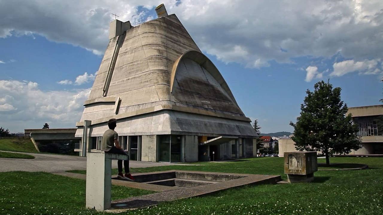 L'Esprit Le Corbusier backdrop