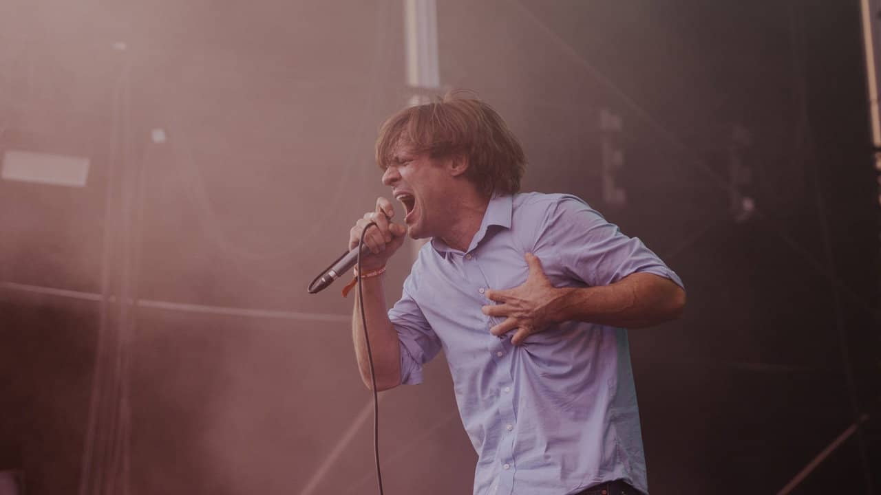 John Maus - Rock en Seine 2025 backdrop