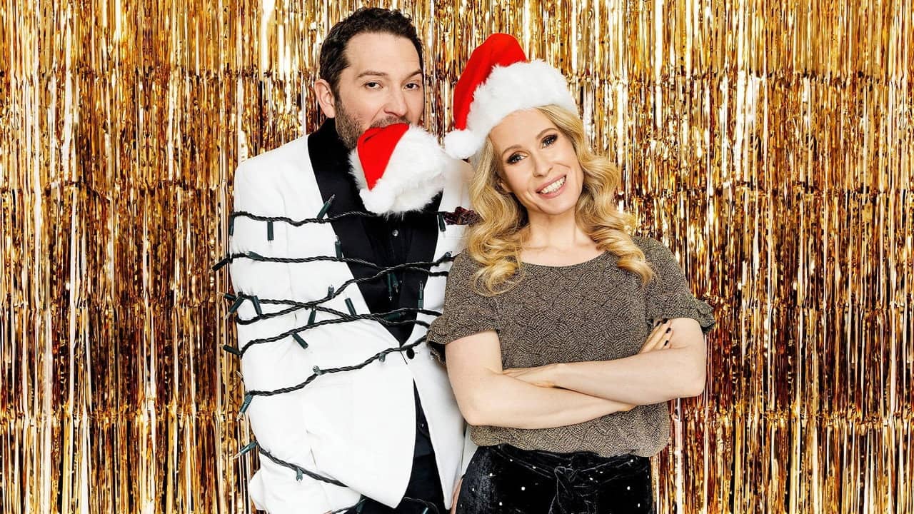 Jon & Lucy's Christmas Sleepover backdrop