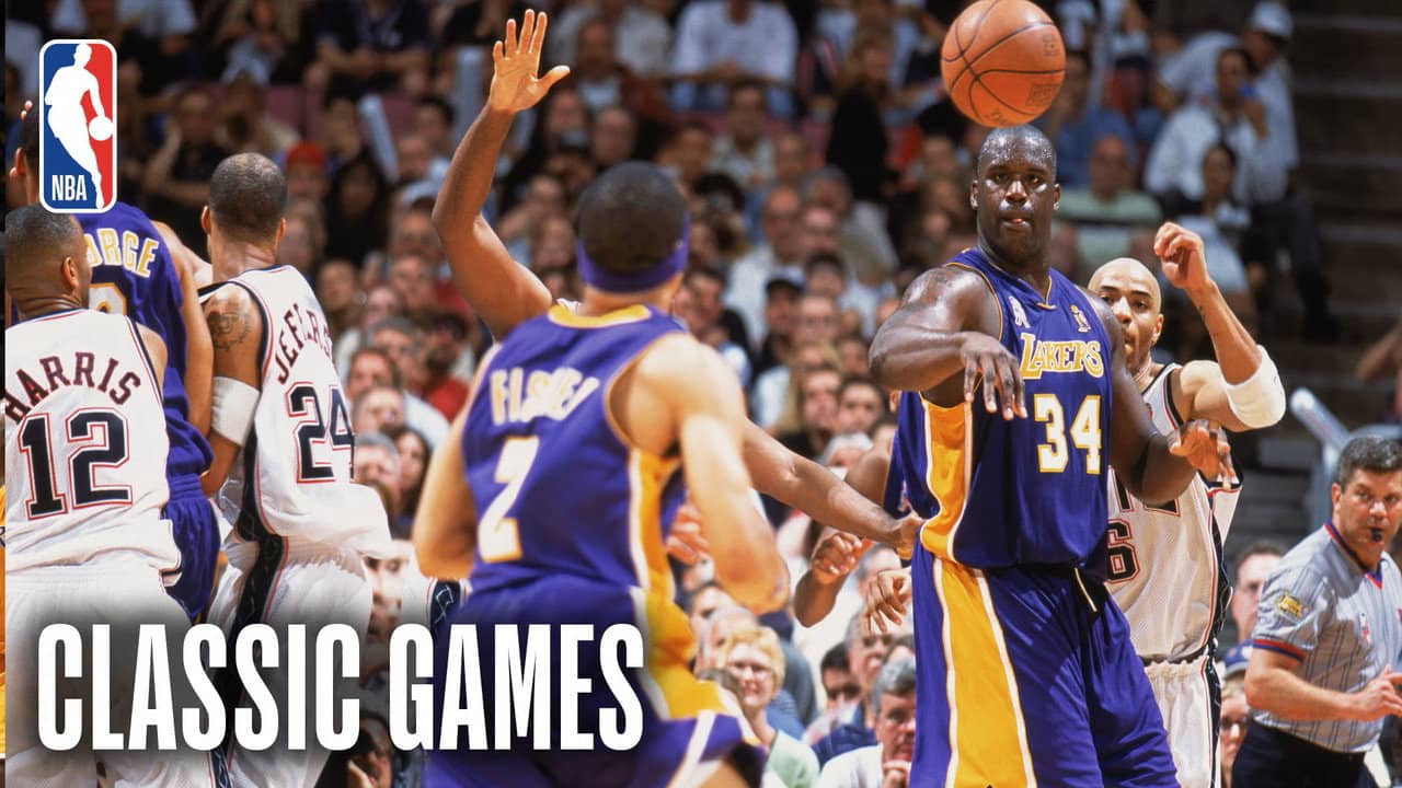 The 2002 NBA Finals backdrop