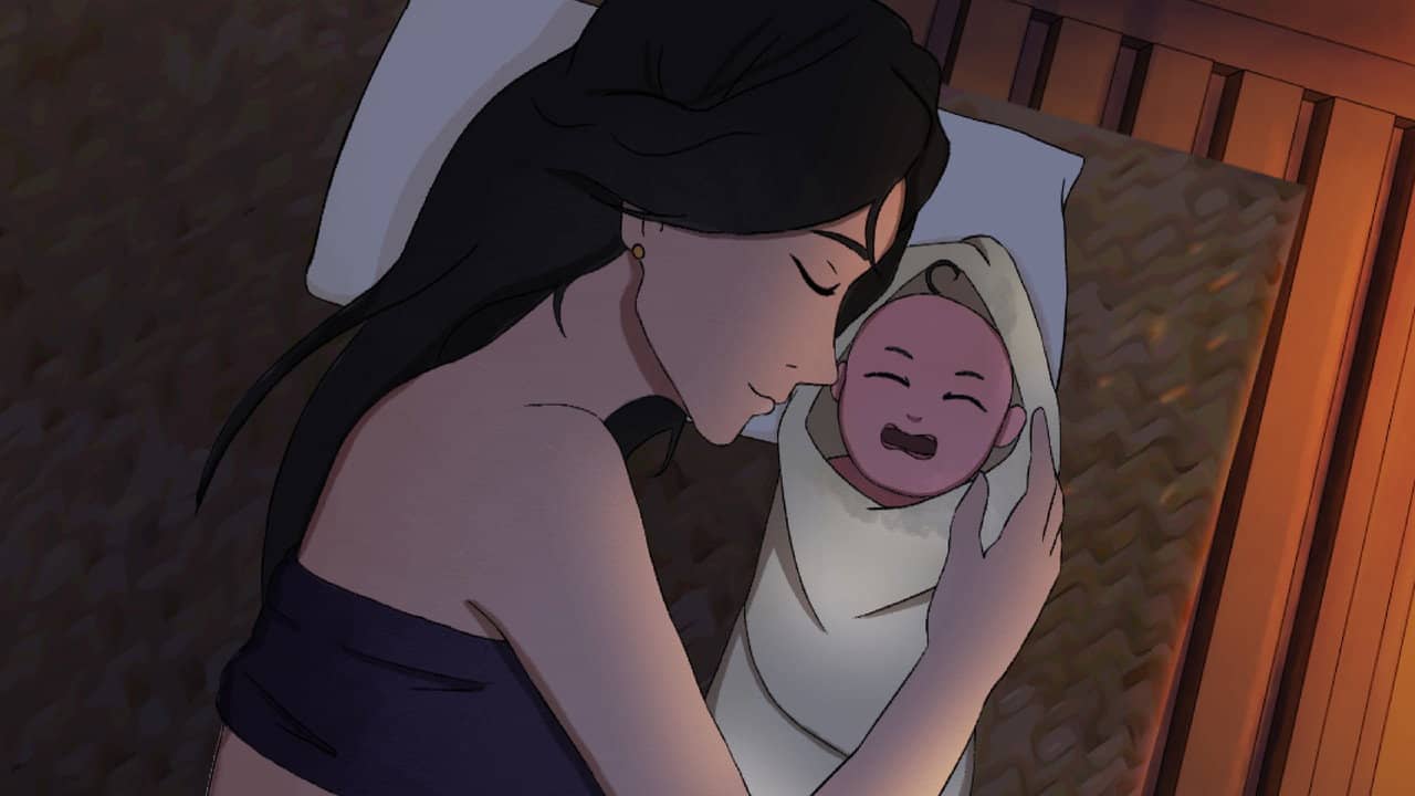 Teav's Mother backdrop
