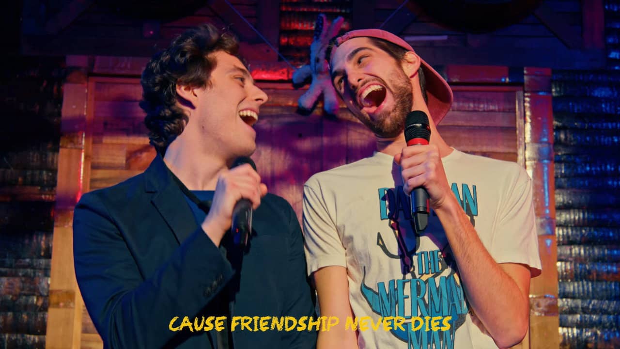 Trip and Chadwick: Code Pink backdrop