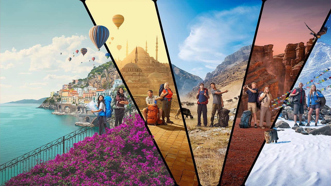 Race Across the World backdrop